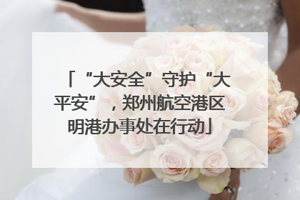 “大安全”守护“大平安”，郑州航空港区明港办事处在行动