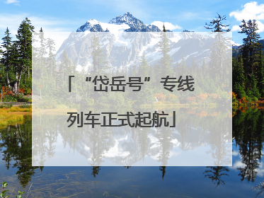 “岱岳号”专线列车正式起航
