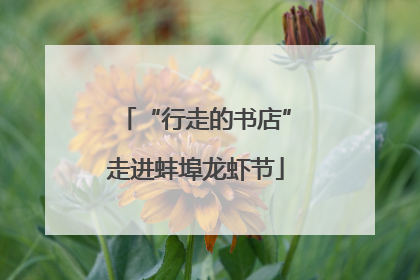 “行走的书店”走进蚌埠龙虾节