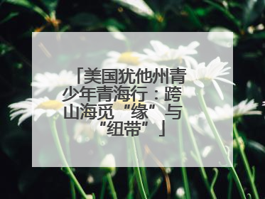 美国犹他州青少年青海行：跨山海觅“缘”与“纽带”