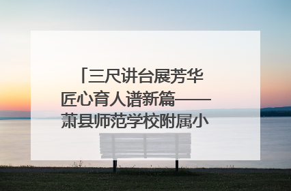 三尺讲台展芳华 匠心育人谱新篇——萧县师范学校附属小学第十三届班主任基本功大赛圆满举办