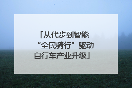 从代步到智能 “全民骑行”驱动自行车产业升级
