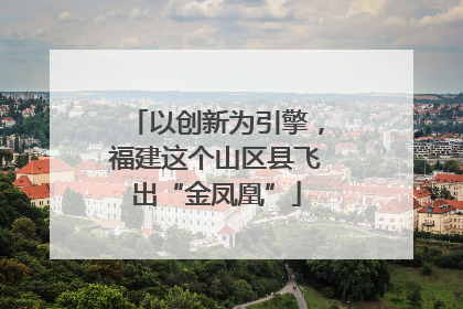 以创新为引擎，福建这个山区县飞出“金凤凰”