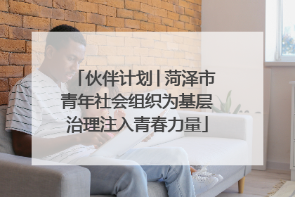 伙伴计划│菏泽市青年社会组织为基层治理注入青春力量