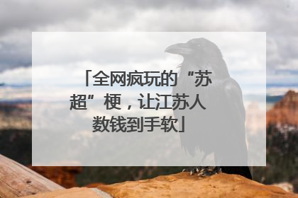 全网疯玩的“苏超”梗，让江苏人数钱到手软