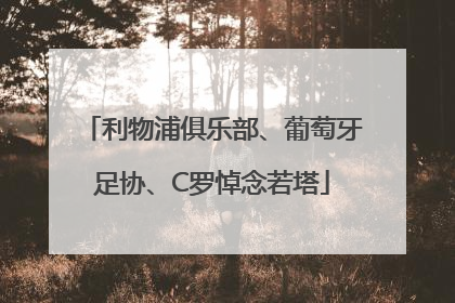 利物浦俱乐部、葡萄牙足协、C罗悼念若塔