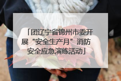 团辽宁省锦州市委开展“安全生产月”消防安全应急演练活动
