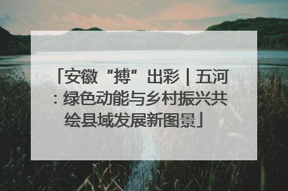 安徽“搏”出彩｜五河：绿色动能与乡村振兴共绘县域发展新图景