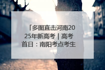 多图直击河南2025年新高考｜高考首日：南阳考点考生信心满满迎战