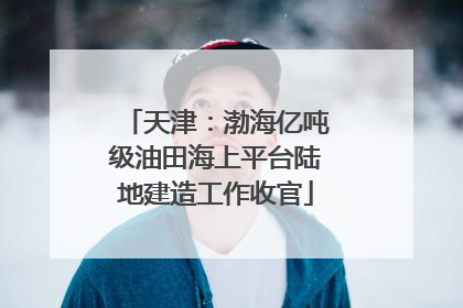 天津：渤海亿吨级油田海上平台陆地建造工作收官