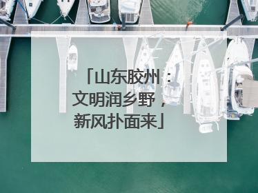 山东胶州：文明润乡野，新风扑面来