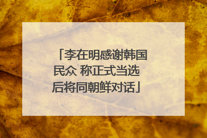 李在明感谢韩国民众 称正式当选后将同朝鲜对话