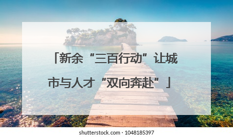 新余“三百行动”让城市与人才“双向奔赴”