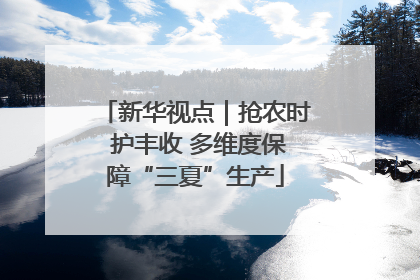 新华视点｜抢农时 护丰收 多维度保障“三夏”生产