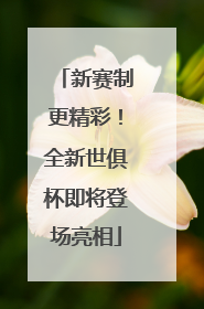 新赛制更精彩！全新世俱杯即将登场亮相