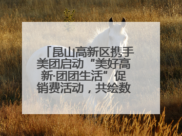 昆山高新区携手美团启动“美好高新·团团生活”促销费活动，共绘数字消费新图景