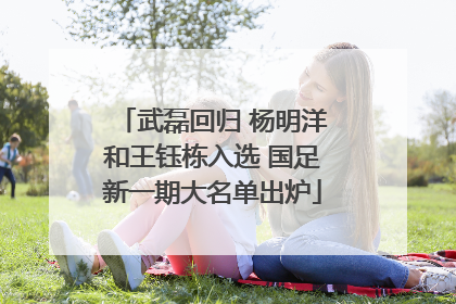 武磊回归 杨明洋和王钰栋入选 国足新一期大名单出炉