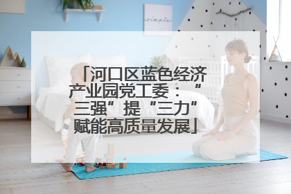 河口区蓝色经济产业园党工委：“三强”提“三力”赋能高质量发展