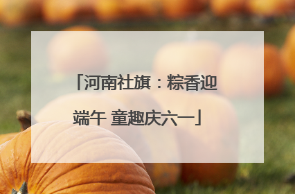 河南社旗：粽香迎端午 童趣庆六一