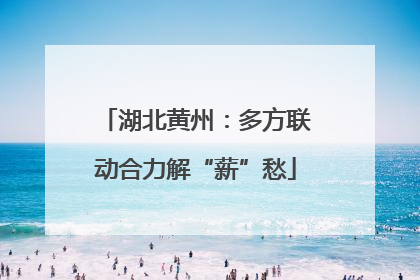 湖北黄州：多方联动合力解“薪”愁