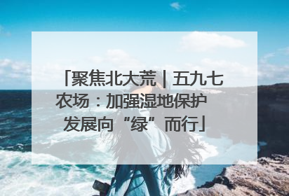 聚焦北大荒｜五九七农场：加强湿地保护 发展向“绿”而行