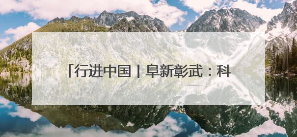 行进中国丨阜新彰武：科尔沁沙地上的绿色传奇