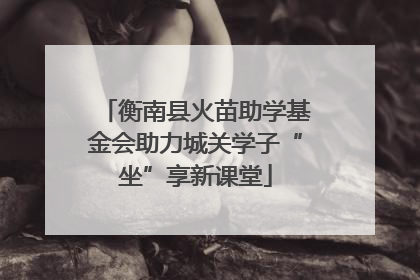 衡南县火苗助学基金会助力城关学子“坐”享新课堂