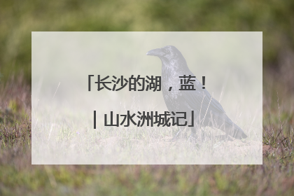 长沙的湖，蓝！｜山水洲城记