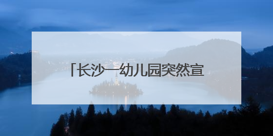 长沙一幼儿园突然宣布停业家长排队退费，有员工合同到期仍坚持工作，多部门介入