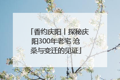 香约庆阳丨探秘庆阳300年老宅 沧桑与变迁的见证
