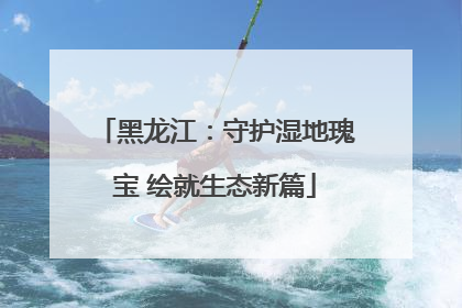 黑龙江：守护湿地瑰宝 绘就生态新篇