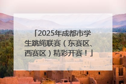 2025年成都市学生跳绳联赛（东赛区、西赛区）精彩开赛！