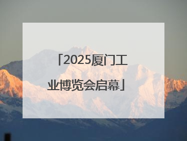 2025厦门工业博览会启幕