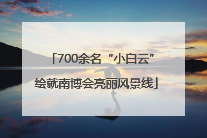 700余名“小白云”绘就南博会亮丽风景线
