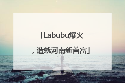 Labubu爆火，造就河南新首富